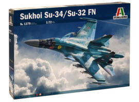 Збірна модель 1/72 Літак SU-34/SU-32 FN Italeri 1379 Збірна модель 1/72 Літак SU-34/SU-32 FN Italeri 1379