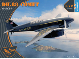 Збірна модель 1/72 Літак de Havilland DH.88 Comet G-ACSP Clear Prop Models 72052 Збірна модель 1/72 Літак de Havilland DH.88 Comet G-ACSP Clear Prop Models 72052