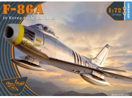 Збірна модель 1/72 Літак North American F-86A Sabre у Кореї (ранні модифікації) Clear Prop Models 72055 Збірна модель 1/72 Літак North American F-86A Sabre у Кореї (ранні модифікації) Clear Prop Models 72055