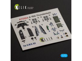 A-10 A Thunderbolt декаль інтер'єр для комплекту GWH 1/72 KELIK K72266 A-10 A Thunderbolt декаль інтер'єр для комплекту GWH 1/72 KELIK K72266