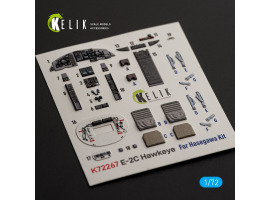 E-2 C Hawkeye декаль інтер'єр для комплекту Hasegawa 1/72 KELIK K72267 E-2 C Hawkeye декаль інтер'єр для комплекту Hasegawa 1/72 KELIK K72267