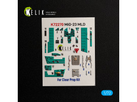 MiG-23MLD декаль інтер'єр для комплекту ClearProp 1/72 KELIK K72270 MiG-23MLD декаль інтер'єр для комплекту ClearProp 1/72 KELIK K72270
