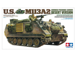 Збірна модель 1/35 американський бронетранспортер M113A2 Desert Ver. Tamiya 35265 Збірна модель 1/35 американський бронетранспортер M113A2 Desert Ver. Tamiya 35265