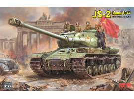 Збірна модель 1/35 Радянський важкий танк JS-2 MODEL 1944 з робочими траками RFM RM-5160 Збірна модель 1/35 Радянський важкий танк JS-2 MODEL 1944 з робочими траками RFM RM-5160