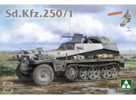 Збірна модель 1/35 Бронетранспортер Sd.Kfz.250/1 Takom 2184 Збірна модель 1/35 Бронетранспортер Sd.Kfz.250/1 Takom 2184