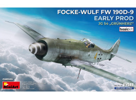 Збірна модель 1/48 Літак Фокке-Вульф FW 190D-9 раннє виробництво (версія JG 54 „Grünherz“) MiniArt 48035 Збірна модель 1/48 Літак Фокке-Вульф FW 190D-9 раннє виробництво (версія JG 54 „Grünherz“) MiniArt 48035
