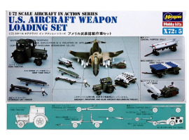Збірна модель 1/72 Набір для завантаження авіаційної зброї США Hasegawa 35005 Збірна модель 1/72 Набір для завантаження авіаційної зброї США Hasegawa 35005