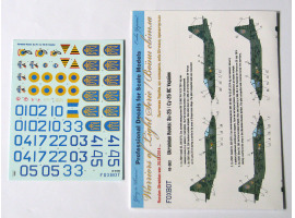 Foxbot 1:48 Декаль Ukrainian Rooks: Sukhoi Su-25 ВПС України 48-063 Foxbot 1:48 Декаль Ukrainian Rooks: Sukhoi Su-25 ВПС України 48-063