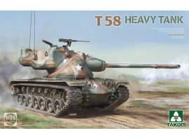 Збірна модель 1/35 Важкий американський танк Т58 Takom 2204 Збірна модель 1/35 Важкий американський танк Т58 Takom 2204