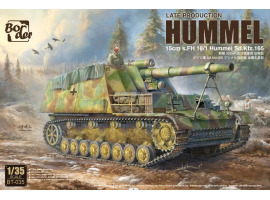 Збірна модель 1/35 САУ Hummel Sd.Kfz.165 15 cm sFH 18/1 пізнього виробництва Border Model BT-035 Збірна модель 1/35 САУ Hummel Sd.Kfz.165 15 cm sFH 18/1 пізнього виробництва Border Model BT-035