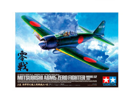 Збірна модель 1/32 Літак Mitsubishi A6M5 Zero Fighter Model 52 Тамія 60318 Збірна модель 1/32 Літак Mitsubishi A6M5 Zero Fighter Model 52 Тамія 60318