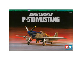 Збірна модель 1/72 Північноамериканський літак P51D Mustang Tamiya 60749 Збірна модель 1/72 Північноамериканський літак P51D Mustang Tamiya 60749