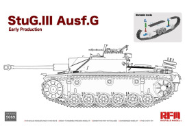 Збірна модель 1/35 САУ StuG III Ausf.G Раннє виробництво RFM RM-5069 Збірна модель 1/35 САУ StuG III Ausf.G Раннє виробництво RFM RM-5069