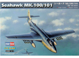 Сборная модель 1/72 Истребитель-бомбардировщик Sea Hawk MK.100/101 HobbyBoss HB87252 Сборная модель 1/72 Истребитель-бомбардировщик Sea Hawk MK.100/101 HobbyBoss HB87252