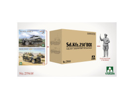 Набір із трьох моделей Sd.Kfz 250/1 + Sd.Kfz 250/3 «Greif» + фігурка Erwin Rommel в 1/16 Takom 2194W Набір із трьох моделей Sd.Kfz 250/1 + Sd.Kfz 250/3 «Greif» + фігурка Erwin Rommel в 1/16 Takom 2194W