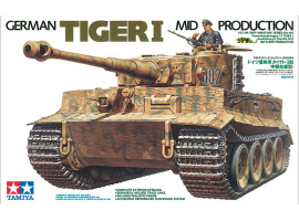 Збірна модель 1/35 Танк Tiger (середина виробництва) Tamiya 35194 Збірна модель 1/35 Танк Tiger (середина виробництва) Tamiya 35194