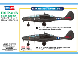 Збірна модель літака US P-61B Black Widow Збірна модель літака US P-61B Black Widow