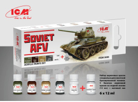 Набір фарб для радянської бронетехніки, Soviet AFV Набір фарб для радянської бронетехніки, Soviet AFV
