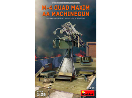 Збірна модель 1/35 Зенітний кулемет M-4 Quad Maxim MiniArt 35211 Збірна модель 1/35 Зенітний кулемет M-4 Quad Maxim MiniArt 35211