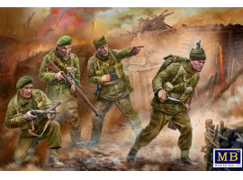 Збірна модель 1/35 Смертельний рейд - Британські командос (Дьеп, 1942) MasterBox 35252 Збірна модель 1/35 Смертельний рейд - Британські командос (Дьеп, 1942) MasterBox 35252