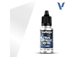 Акрилова фарба Стерлінгове срібло Світлий тон (Sterling Silver Light) Vallejo True Metallic Metal 77101 Акрилова фарба Стерлінгове срібло Світлий тон (Sterling Silver Light) Vallejo True Metallic Metal 77101