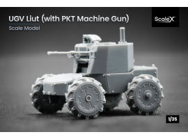 Збірна модель 1/35 Наземний дрон "Лють" з кулеметом ПКТ ScaleX VG-35002 Збірна модель 1/35 Наземний дрон "Лють" з кулеметом ПКТ ScaleX VG-35002