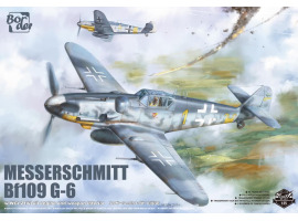 Збірна модель 1/35 Німецький літак Мессершмітт Bf 109 G-6 Border Model BF-001 Збірна модель 1/35 Німецький літак Мессершмітт Bf 109 G-6 Border Model BF-001