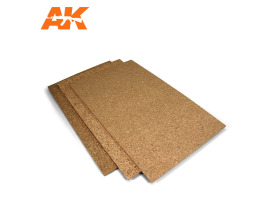 Корковий лист 200x300x2mm крупнозернистий Корковий лист 200x300x2mm крупнозернистий