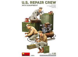 Збірна модель 1/35 Фігури Ремонтна бригада США з обладнанням MiniArt 53004 Збірна модель 1/35 Фігури Ремонтна бригада США з обладнанням MiniArt 53004