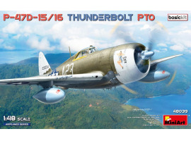 Збірна модель 1/48 Літак Republic P-47 D-15/16 RA Thunderbolt MiniArt 48039 Збірна модель 1/48 Літак Republic P-47 D-15/16 RA Thunderbolt MiniArt 48039