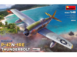 Збірна модель 1/48 Літак Republic P-47N-1RE Thunderbolt MiniArt 48064 Збірна модель 1/48 Літак Republic P-47N-1RE Thunderbolt MiniArt 48064