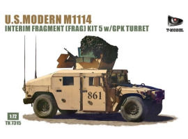 Scale model 1/72 U.S. Modern M1114 nterim Fragment (FRAG) Kit 5 with GPK, dditional Parts and Turret T-Model K7315 Scale model 1/72 U.S. Modern M1114 nterim Fragment (FRAG) Kit 5 with GPK, dditional Parts and Turret T-Model K7315