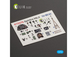 Supermarine Spitfire Mk.II декаль інтер'єр для комплекту IBG 1/72 KELIK K72275 Supermarine Spitfire Mk.II декаль інтер'єр для комплекту IBG 1/72 KELIK K72275