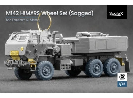 Набор колес (с деформацией) для М142 Хаймарс от Foreart / Meng ScaleX WM-72002W Набор колес (с деформацией) для М142 Хаймарс от Foreart / Meng ScaleX WM-72002W