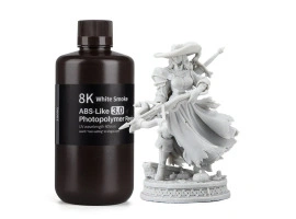 Фотополимерная смола ELEGOO ABS-Like 3.0 8k resin "White Smoke" (дымчато-белая) 1кг Фотополимерная смола ELEGOO ABS-Like 3.0 8k resin "White Smoke" (дымчато-белая) 1кг