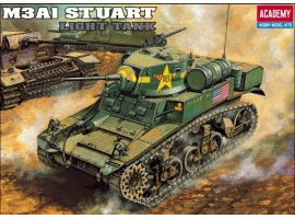 Збірна модель 1/35 Танк US M3A1 Стюарт легкий танк Academy 13269 Збірна модель 1/35 Танк US M3A1 Стюарт легкий танк Academy 13269