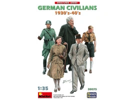 Збірна модель 1/35 Фігури Німецькі цивільні 1930-1940 роки MiniArt 38075 Збірна модель 1/35 Фігури Німецькі цивільні 1930-1940 роки MiniArt 38075