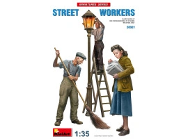 Збірна модель 1/35 Фігури Вуличні робітники MiniArt 38081 Збірна модель 1/35 Фігури Вуличні робітники MiniArt 38081