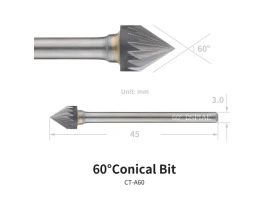 Конічне свердло 60 градусів DSPIAE CT-A60 Конічне свердло 60 градусів DSPIAE CT-A60