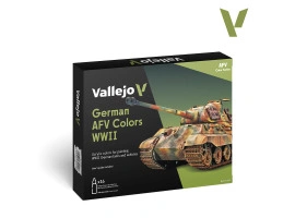 Набор акриловых красок Цвета немецких техники WWII (German AFV Colors WWII) Vallejo VAL 70255 Набор акриловых красок Цвета немецких техники WWII (German AFV Colors WWII) Vallejo VAL 70255