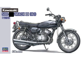 Збірна модель 1/12 Мотоцикл Kawasaki 500-SS/MACH III (H1) 1969 Hasegawa 21510 Збірна модель 1/12 Мотоцикл Kawasaki 500-SS/MACH III (H1) 1969 Hasegawa 21510