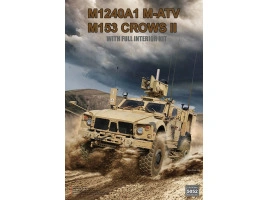 Збірна модель 1/35 Американський бронеавтомобіль M1240A1 M-ATV M153 CROWS II з повним інтер'єром Rye Field Model RM-5052 Збірна модель 1/35 Американський бронеавтомобіль M1240A1 M-ATV M153 CROWS II з повним інтер'єром Rye Field Model RM-5052