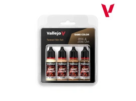 Набір акрилових фарб Game Color Засмагла шкіра (Tanned Skin Set) 4 шт VAL 72380 Набір акрилових фарб Game Color Засмагла шкіра (Tanned Skin Set) 4 шт VAL 72380