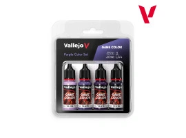 Набір акрилових фарб Game Color Фіолетові відтінки (Purple Color Set) 4 шт VAL 72382 Набір акрилових фарб Game Color Фіолетові відтінки (Purple Color Set) 4 шт VAL 72382