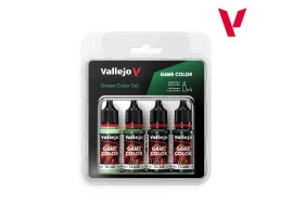 Набір акрилових фарб Game Color Зелені відтінки (Green Color Set) 4 шт VAL 72384 Набір акрилових фарб Game Color Зелені відтінки (Green Color Set) 4 шт VAL 72384