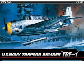 Збірна модель 1/72 Літак TBF Avenger Academy 12452 Збірна модель 1/72 Літак TBF Avenger Academy 12452