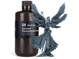 Фотополімерна смола ELEGOO 8k Standard Resin "Space grey" (сіра) 1кг Фотополімерна смола ELEGOO 8k Standard Resin "Space grey" (сіра) 1кг