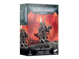 Ігровий набір Warhammer 40000 - CHAOS SPACE MARINES: TERMINATOR LORD/SORCERER Ігровий набір Warhammer 40000 - CHAOS SPACE MARINES: TERMINATOR LORD/SORCERER