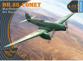 Сборная модель 1/72 Самолет de Havilland DH.88 Comet (воздушная гонка на приз МакРобертсона) Сборная модель 1/72 Самолет de Havilland DH.88 Comet (воздушная гонка на приз МакРобертсона)