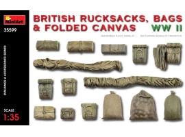 Збірна модель 1/35 Британські Рюкзаки, Сумки та Складений брезент 2МВ MiniArt 35599 Збірна модель 1/35 Британські Рюкзаки, Сумки та Складений брезент 2МВ MiniArt 35599